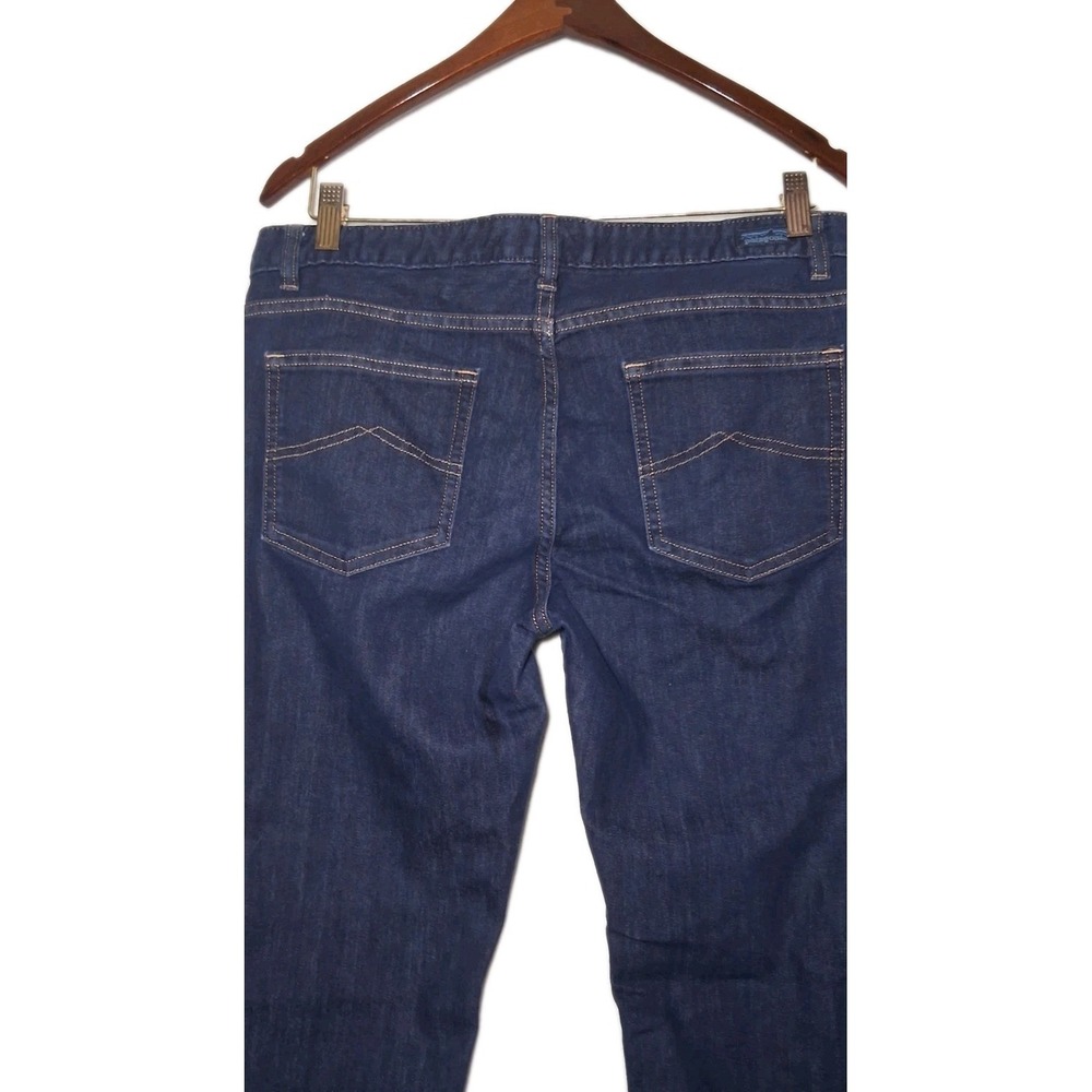 Patagonia Womens Denim Jeans 29 Dark Wash Blue Straight Mid Rise Organic Cotton - Picture 6 of 11